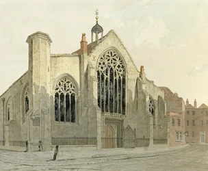 Austin Friars Church, Broad Street, from the North West